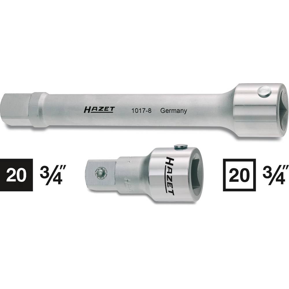 Hazet 1017-8 1017-8 prodlužovací nástavec pro nástrčné klíče Pohon (šroubovák) 3/4 Typ zakončení 3/4 (20 mm) 200 mm 1 ks