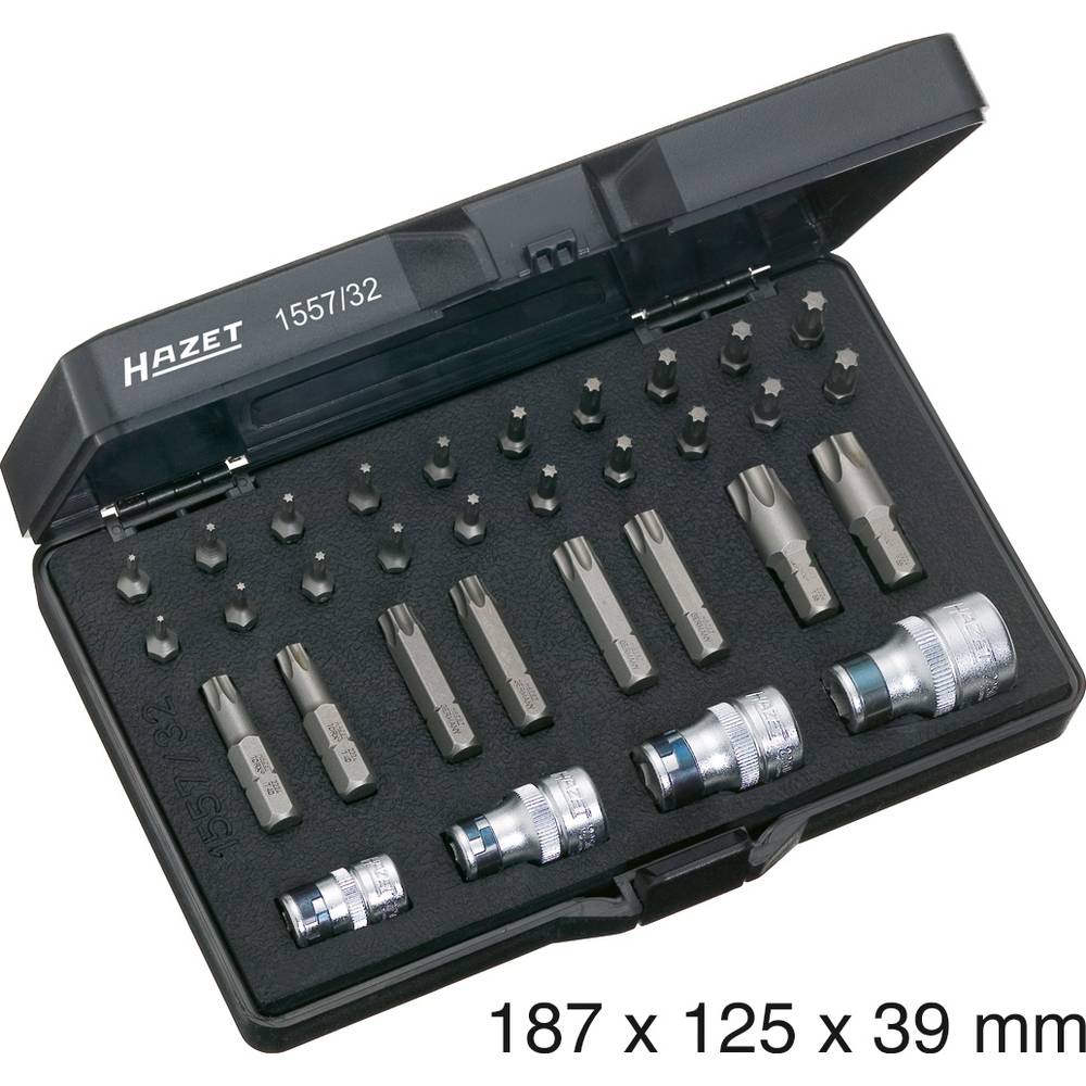Hazet HAZET 1557/32 sada bitů, 32dílná, TORX, 1/4 (6,3 mm)
