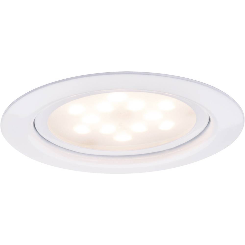Paulmann 93554 Micro Line LED vestavné svítidlo, LED, pevně vestavěné LED, 4.5 W, bílá, sada 3 ks