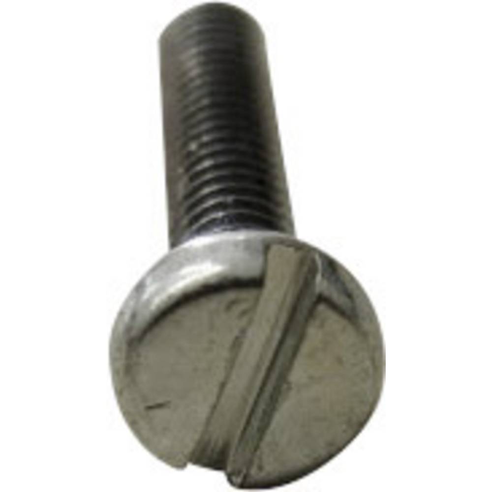 TOOLCRAFT 104309 šrouby s válcovou hlavou M6 18 mm příruba DIN 84 ocel galvanizováno zinkem 200 ks