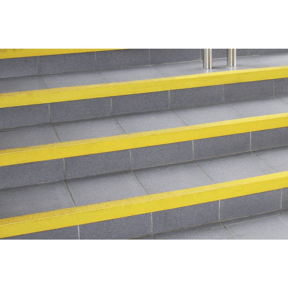 COBA Europe GRP070002N Podlahová krytina COBAGRIP® Stair Nosing žlutá 2 m x 55 mm x 5 mm 1 ks