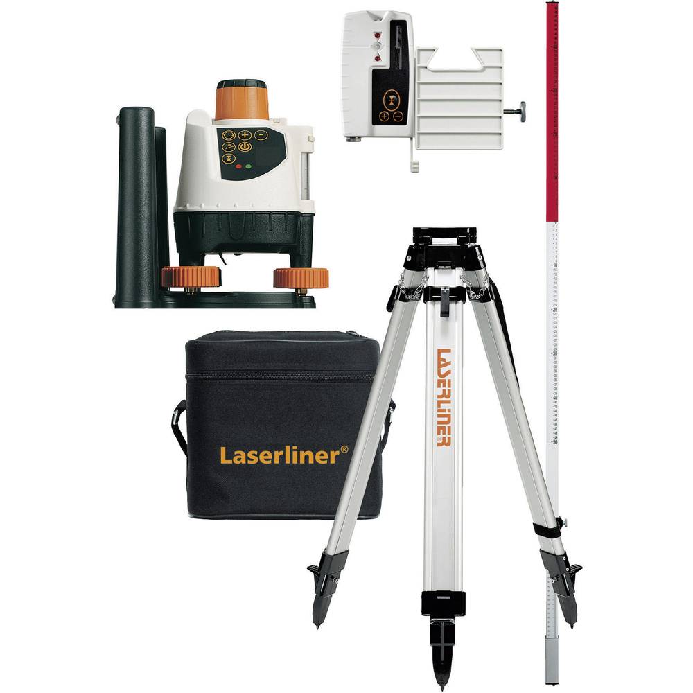 Laserliner BeamControl-Master 120 Set rotační laser Kalibrováno dle (ISO) vč. stativu dosah (max.): 120 m