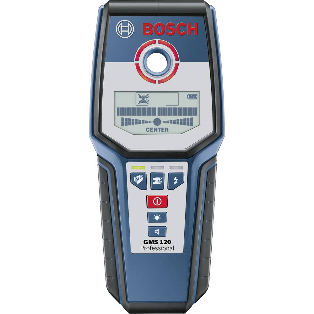 Bosch Professional detektor GMS 120 0601081000 Detekční hloubka (max.) 120 mm Druh materiálu dřeva, železných kovů, neže