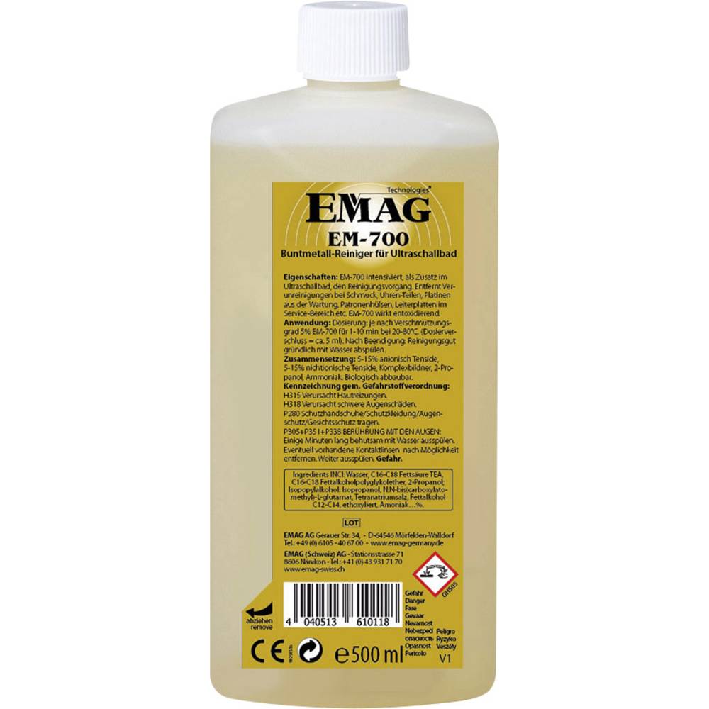 Emag EM700 čisticí koncentrát, barevné kovy, 500 ml