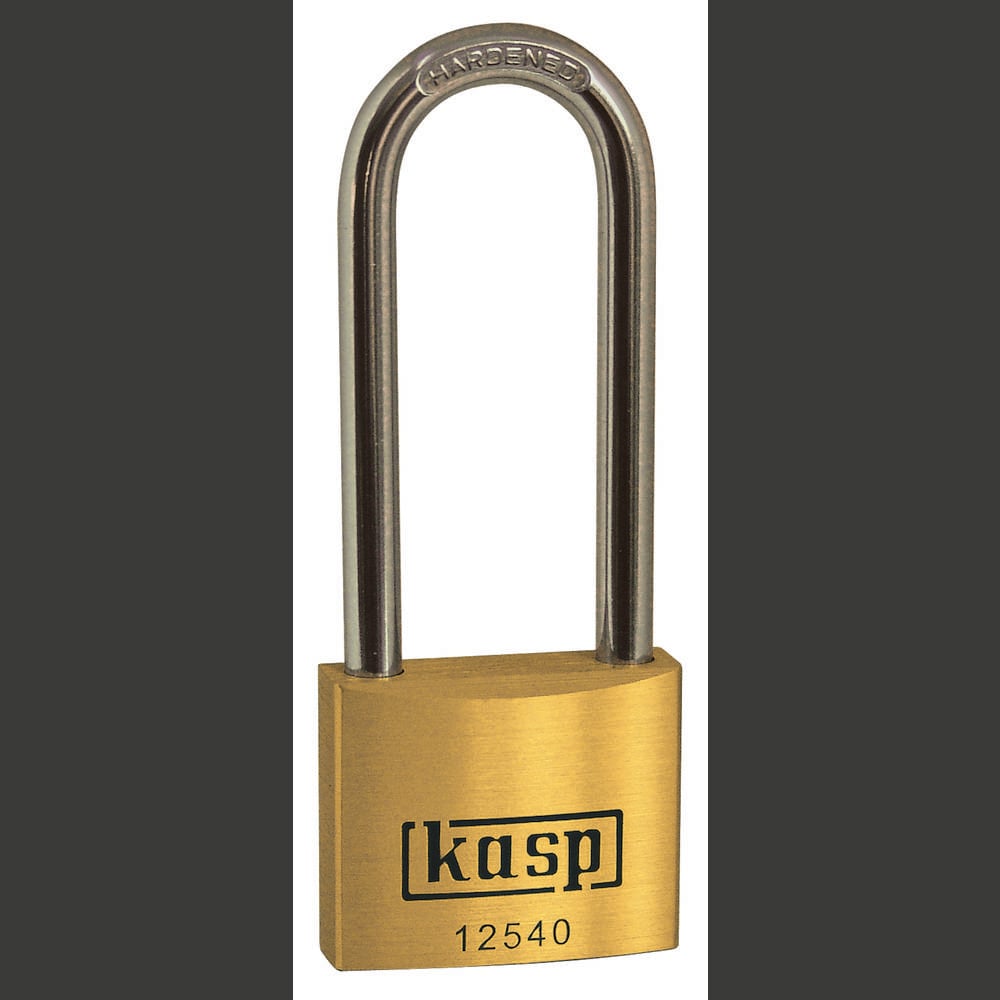 Kasp K12550L80A5 visací zámek 50 mm zámky se stejným klíčem zlatožlutá na klíč