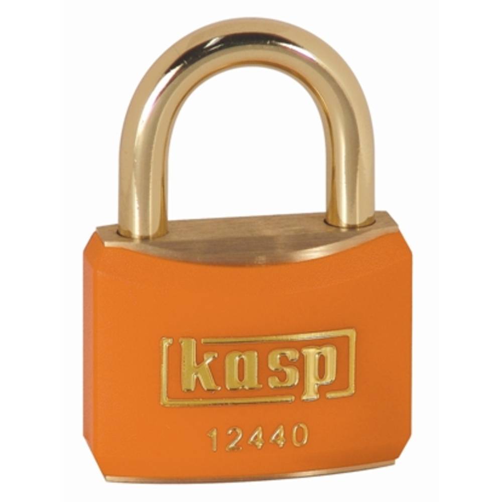 Kasp K12440ORAD visací zámek 40 mm zámky s různými klíči zlatožlutá na klíč