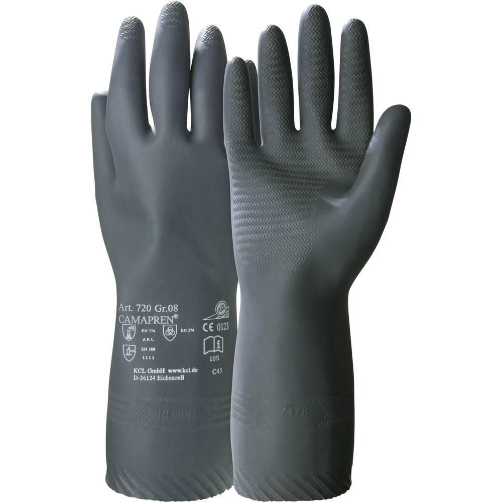 KCL 720-8 Camapren® chloropren rukavice pro manipulaci s chemikáliemi Velikost rukavic: 8, M EN 388, EN 511 1 pár