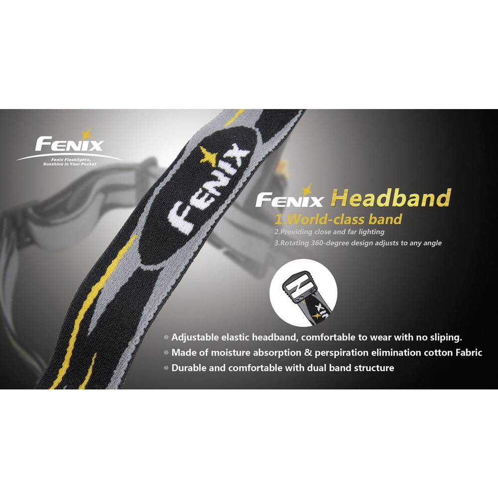 Fenix Light FENHeadband čelenka Všechny kapesní svítilny s Ø 18 - 23 mm