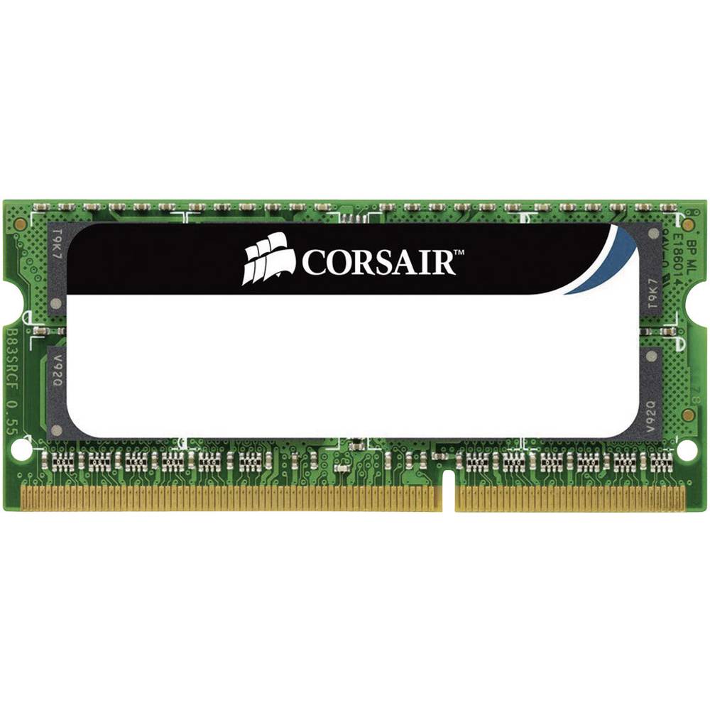 Corsair Value Select RAM modul pro notebooky DDR3L 8 GB 1 x 8 GB 1600 MHz 204pinový SO-DIMM CL11 CMSO8GX3M1C1600C11