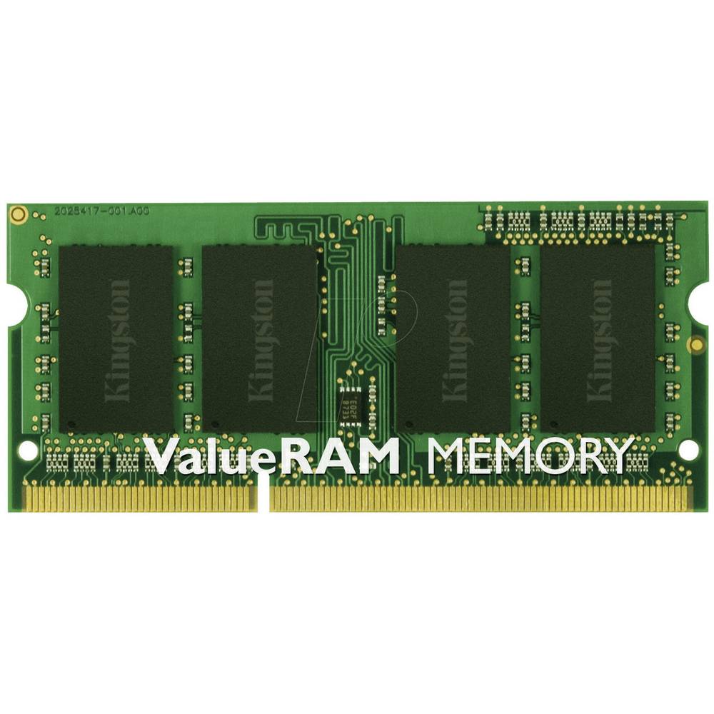 Kingston ValueRAM RAM modul pro notebooky DDR3 8 GB 1 x 8 GB Bez ECC 1600 MHz 204pinový SO-DIMM CL11 11-11-27 KVR16S11/8