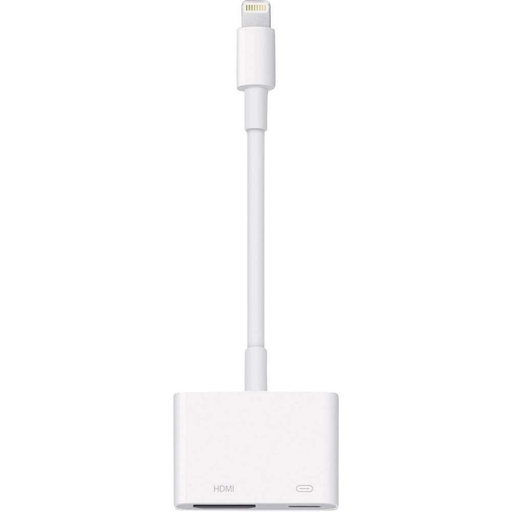 Apple iPad, iPhone, iPod adaptér [1x dokovací zástrčka Apple Lightning - 1x HDMI zásuvka] 0.10 m bílá