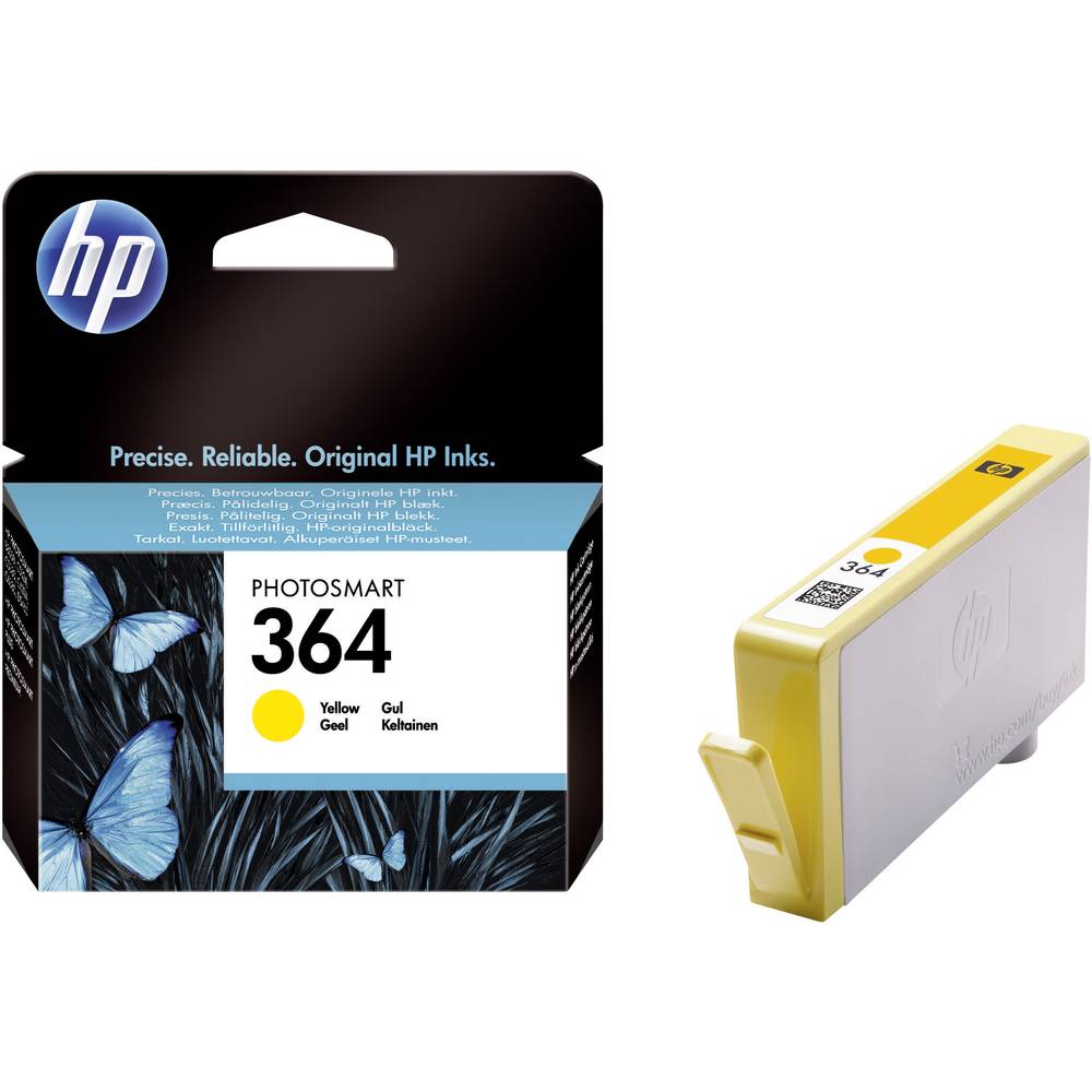 HP 364 Inkoustová kazeta originál žlutá CB320EE náplň do tiskárny