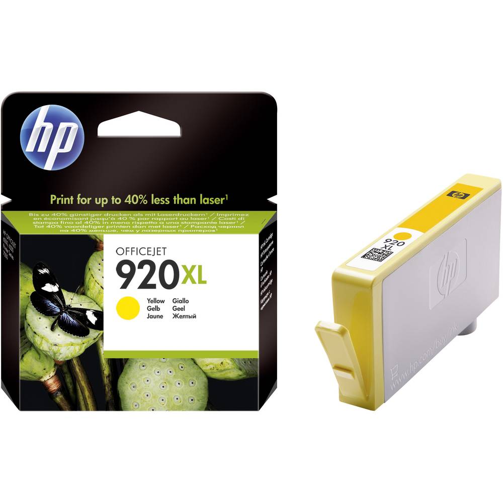 HP 920 XL Inkoustová kazeta originál žlutá CD974AE náplň do tiskárny