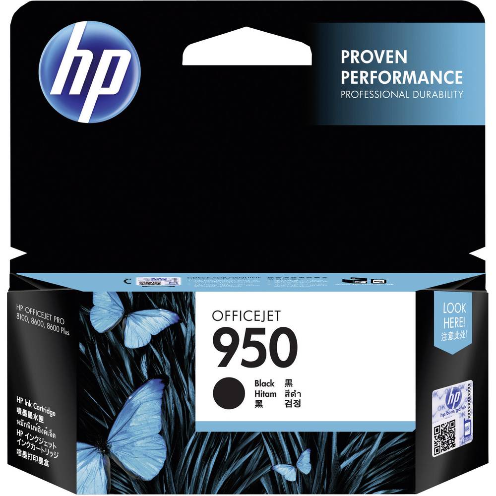 HP Inkoustová kazeta 950 originál černá CN049AE náplň do tiskárny