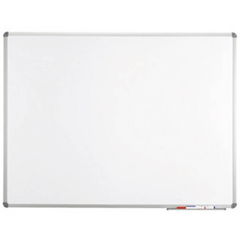 Maul bílá popisovací tabule Whiteboard MAULstandard (š x v) 200 cm x 100 cm šedá emailový nátěr vč. odkládací misky , fo