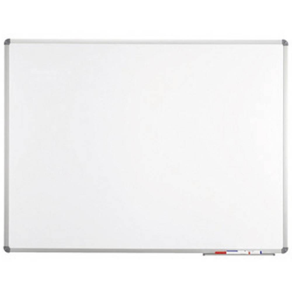 Maul bílá popisovací tabule Whiteboard MAULstandard (š x v) 180 cm x 120 cm šedá emailový nátěr vč. odkládací misky , fo