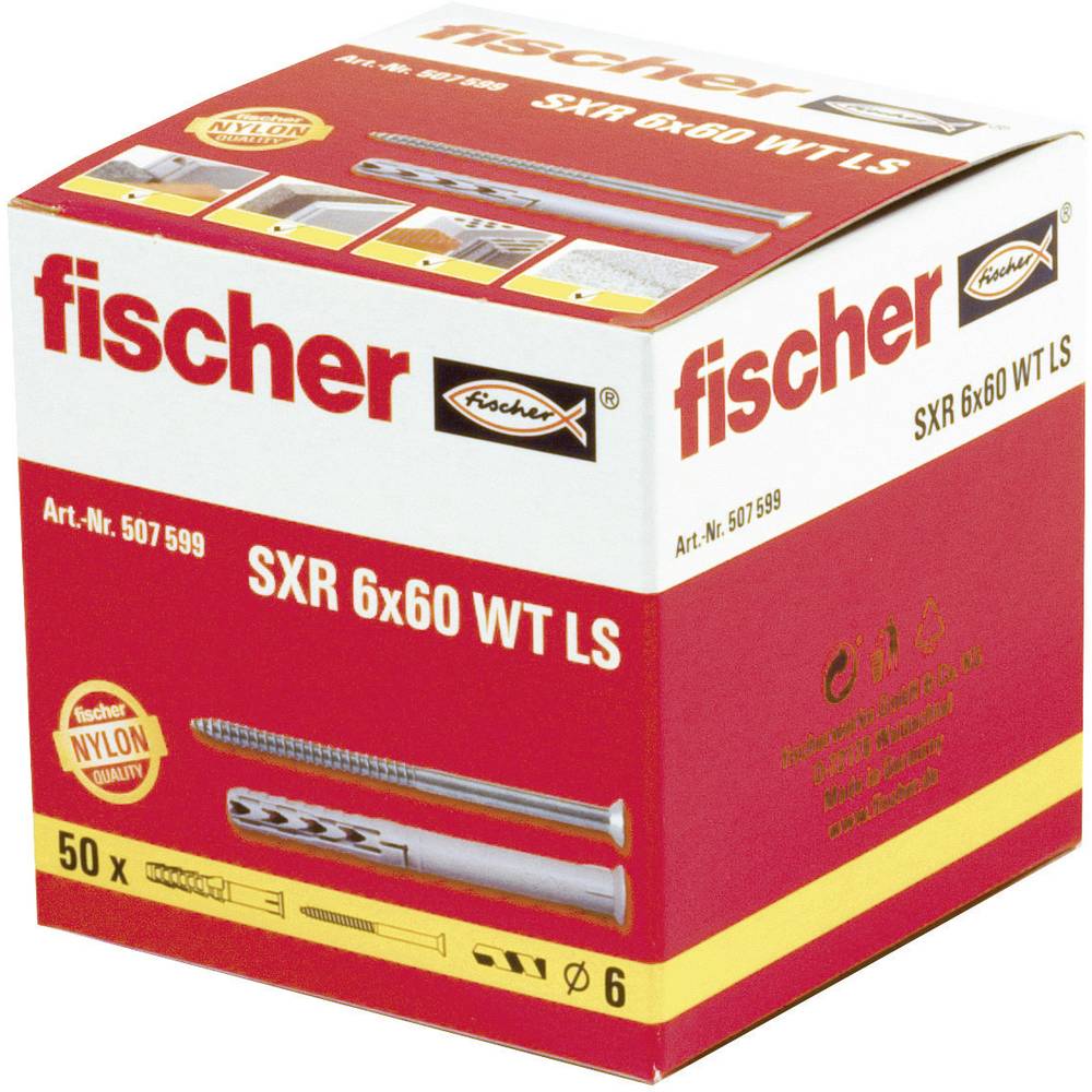 Fischer hmoždinka do rámů 507601 1 sada