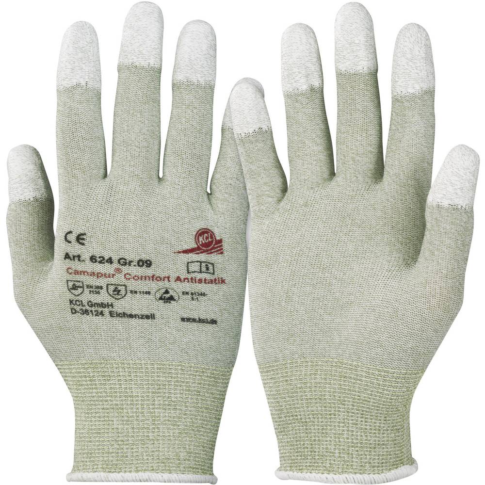 KCL Camapur Comfort Antistatik 624-8 polyamid pracovní rukavice Velikost rukavic: 8, M CAT II 1 pár