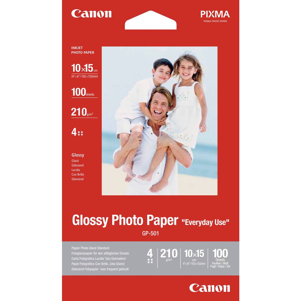 Canon GP-501 0775B003 fotografický papír 10 x 15 cm 210 g/m² 100 listů lesklý