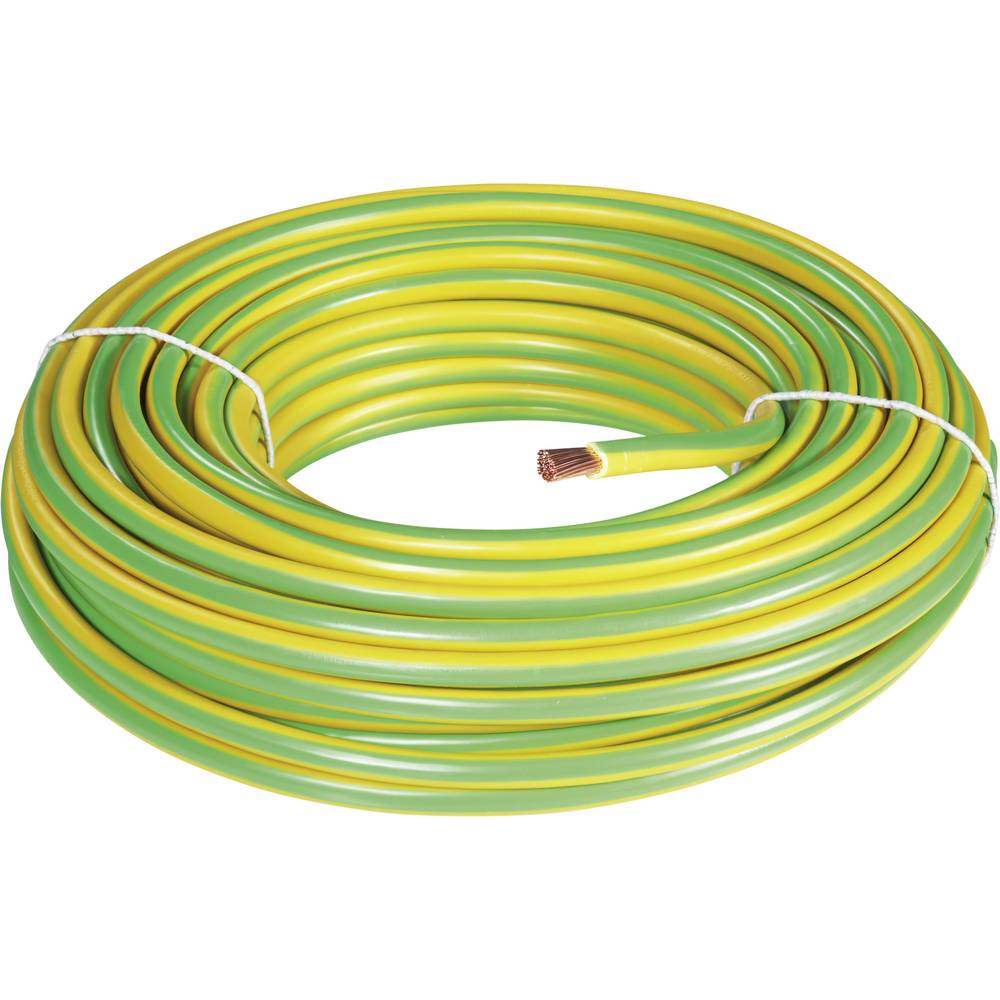 BKL Electronic 1502034/25 zemnící kabel H07V-K 16 mm² zelená, žlutá 25 m