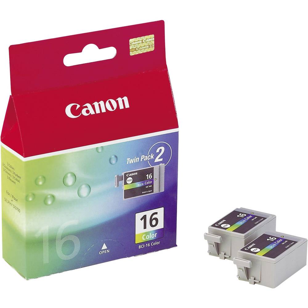 Canon Ink BCI-16 C originál azurová, purppurová, žlutá 9818A002