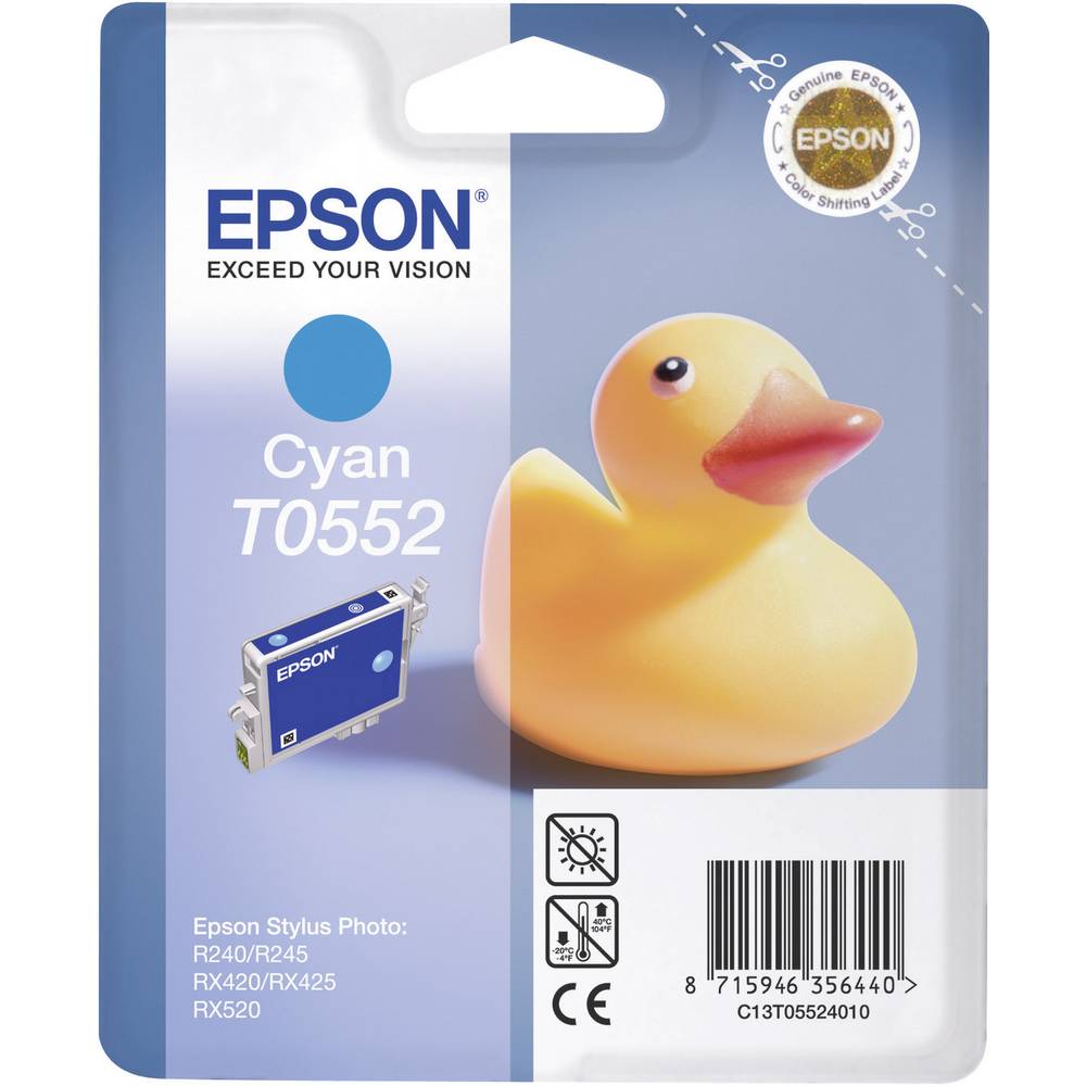 Epson Ink T0552 originál azurová C13T05524010