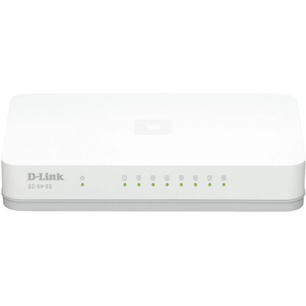 D-Link GO-SW-8G síťový switch 8 portů, 1 GBit/s