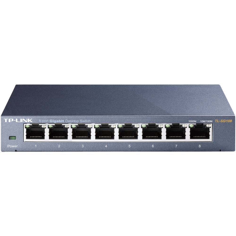 TP-LINK TL-SG108 V4 síťový switch, 8 portů, 1 GBit/s