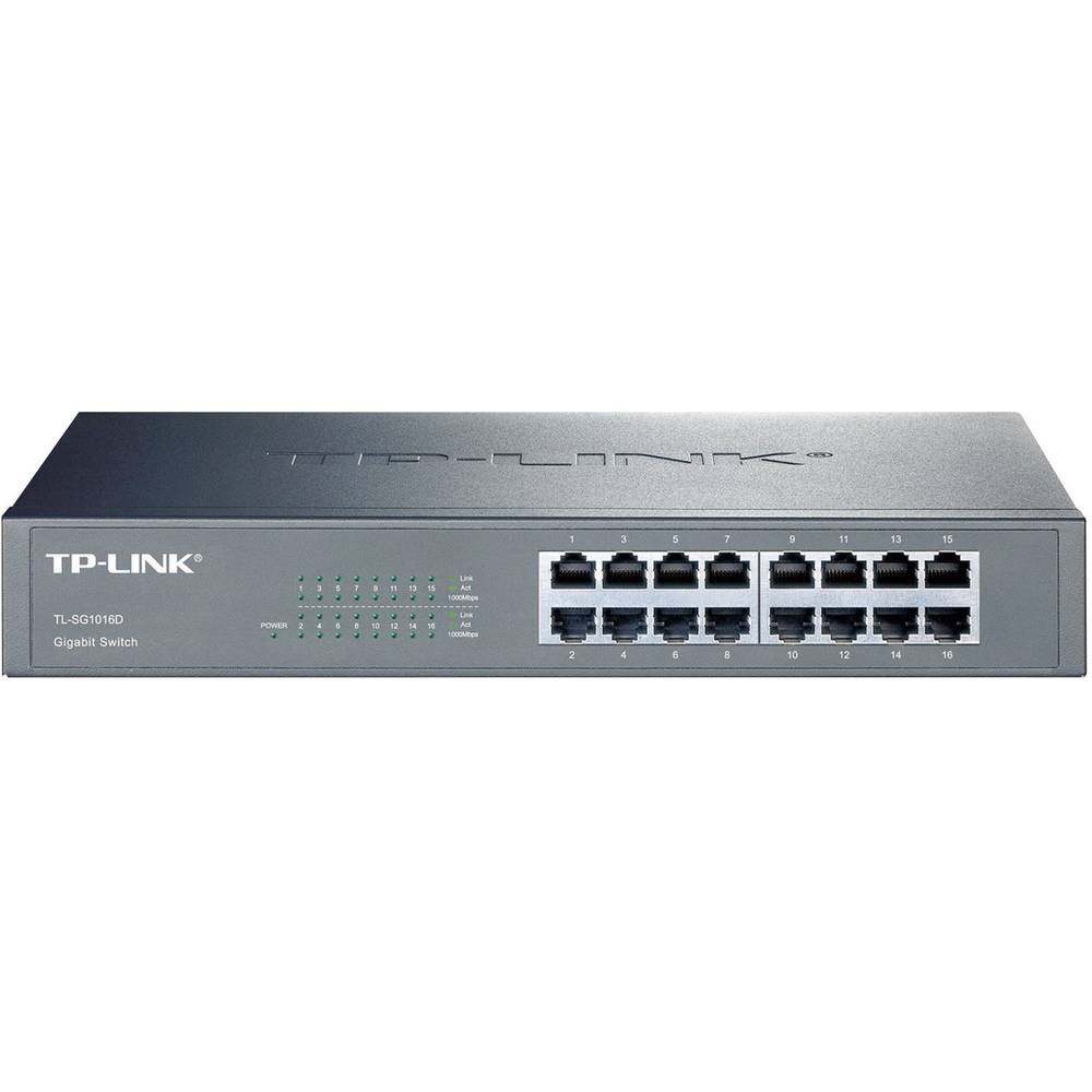 TP-LINK TL-SG1016D síťový switch, 16 portů, 1 GBit/s