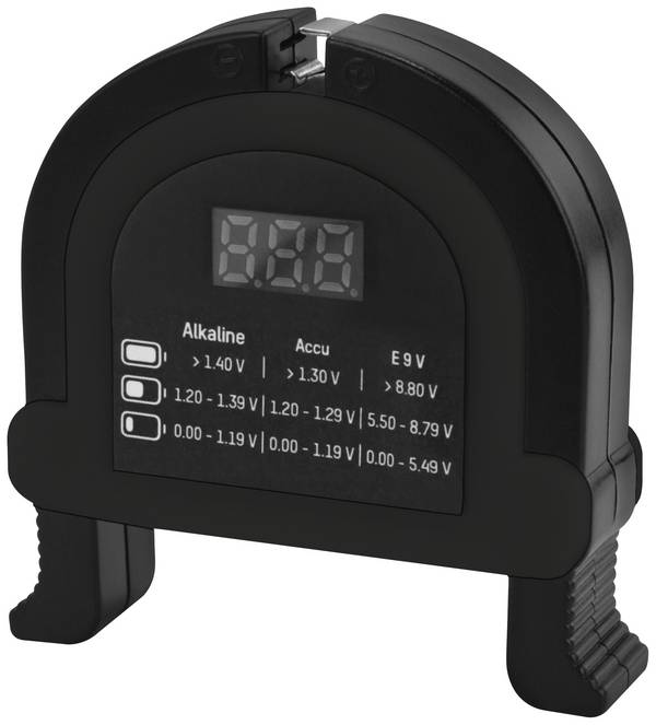 Ansmann Batteritester Check-It Måleområde (batteritester) 1,2 V, 1,5 V, 3 V, 9 V Batteri, Batteri 4000001-510