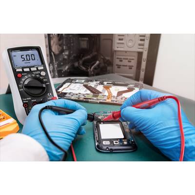 VOLTCRAFT VC850 Hånd-multimeter digital CAT III 1000 V, CAT IV 600 V Visning (counts): 6000-5