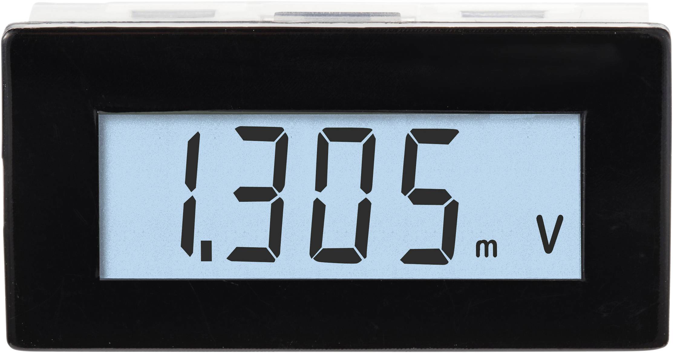 Digital display viser '1.305 mV'.