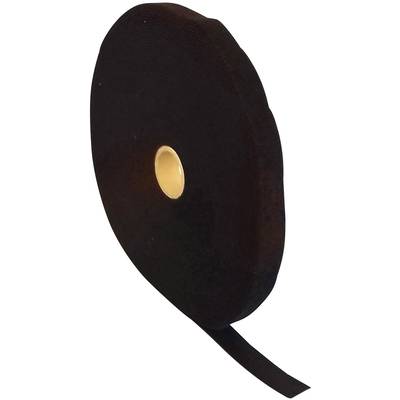 FASTECH® T0601599991125 Burrebånd til samling Burrebånd statisk loop del (L x B) 25000 mm x 15 mm Sort 25 m