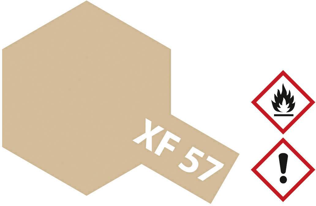 Tamiya Akrylmaling Buff (gul-blå) (mat) XF-57 Glasbeholder 23 ml