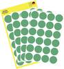 Avery-Zweckform 3006 Etiketter Ø 18 mm Papir Grøn 96 stk Permanent vedhæftningsevne Markeringspunkter etiketter