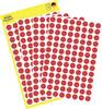 Avery-Zweckform 3010 Etiketter Ø 8 mm Papir Rød 416 stk Permanent vedhæftningsevne Markeringspunkter etiketter