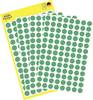 Avery-Zweckform 3012 Etiketter Ø 8 mm Papir Grøn 416 stk Permanent vedhæftningsevne Markeringspunkter etiketter