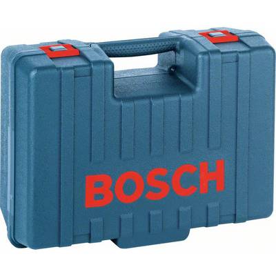 Grøn værktøjskasse med rødt 'BOSCH'-logo på forsiden.