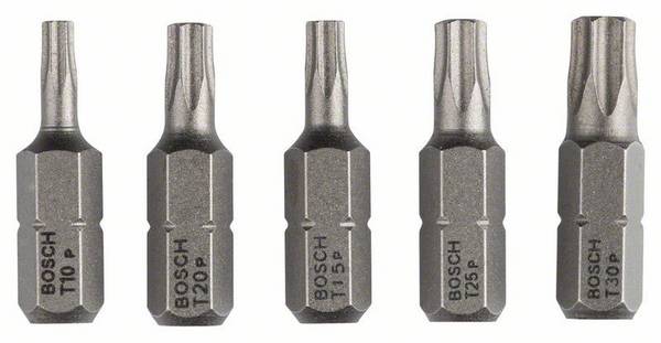 Bosch Accessories  2607001768 Bitsæt 5 dele Indvendig sekskant (TX) Torsionszone