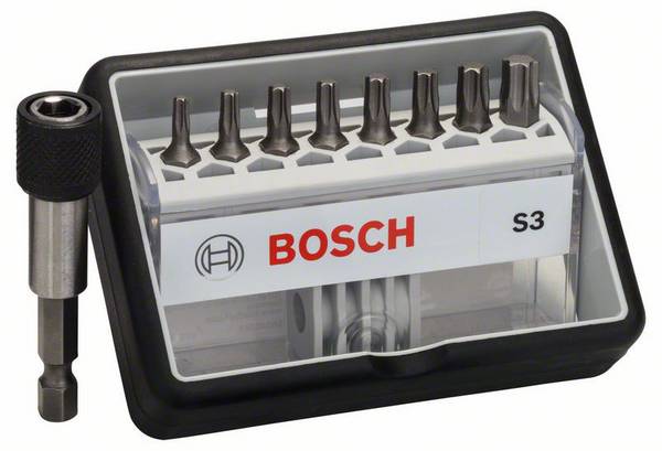 Bosch Accessories Robust Line 2607002562 Bitsæt 9 dele Indvendig sekskant (TX) Torsionszone