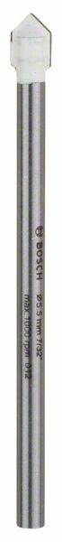 Bosch Accessories 2608587160 Glas- og flisebor 5.5 mm Samlet længde 70 mm Cylinderskaft 1 stk