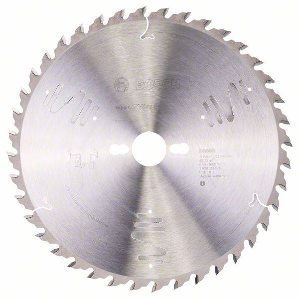 Bosch Accessories Expert for Wood 2608642505 Rundsavblad 250 x 30 x 3.2 mm Antal tænder (per tomme): 40 1 stk