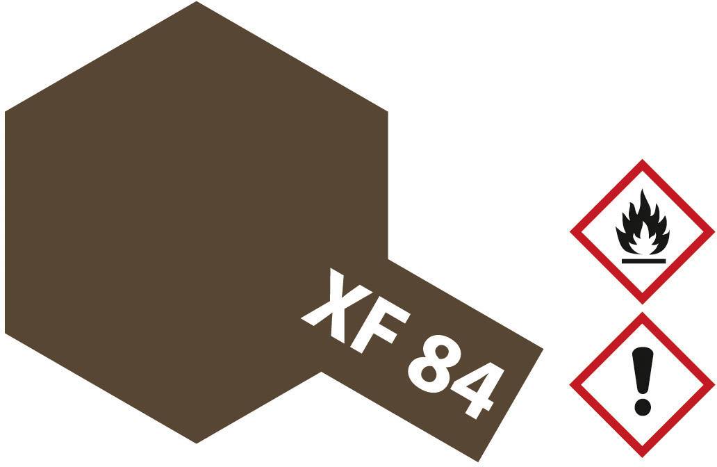 Tamiya Akrylmaling Jern mørk (mat) XF-84 Glasbeholder 10 ml