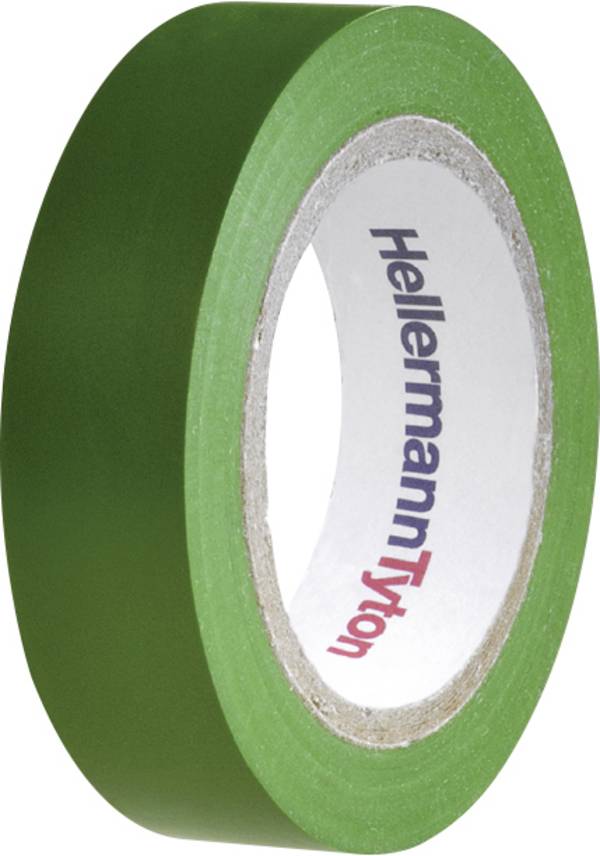 HellermannTyton HelaTape Flex 15 710-00103 Isoleringsbånd HelaTape Flex 15 Grøn (L x B) 10 m x 15 mm 1 stk