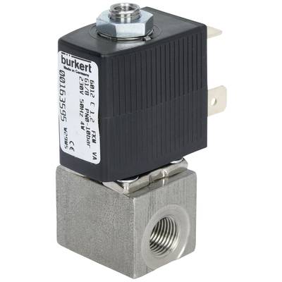 Bürkert Direkte styret ventil 163592 6012 24 V/DC Kabinetmateriale Rustfrit stål Forseglingsmateriale FKM 1 stk