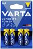 Varta LONGLIFE Power AA Bli 4 AA-batteri Alkali-mangan 2.96 Ah 1.5 V 4 stk