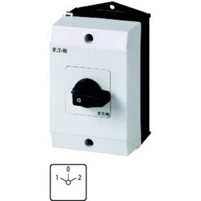 Eaton T0-3-8212/I1 Knastomskifter 20 A 2 x 60 ° Grå, Sort 1 stk