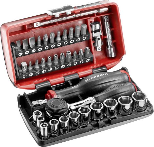 Facom  Topnøglesæt Metrisk 1/4" (6,3 mm) 17 dele R.360NANOPB