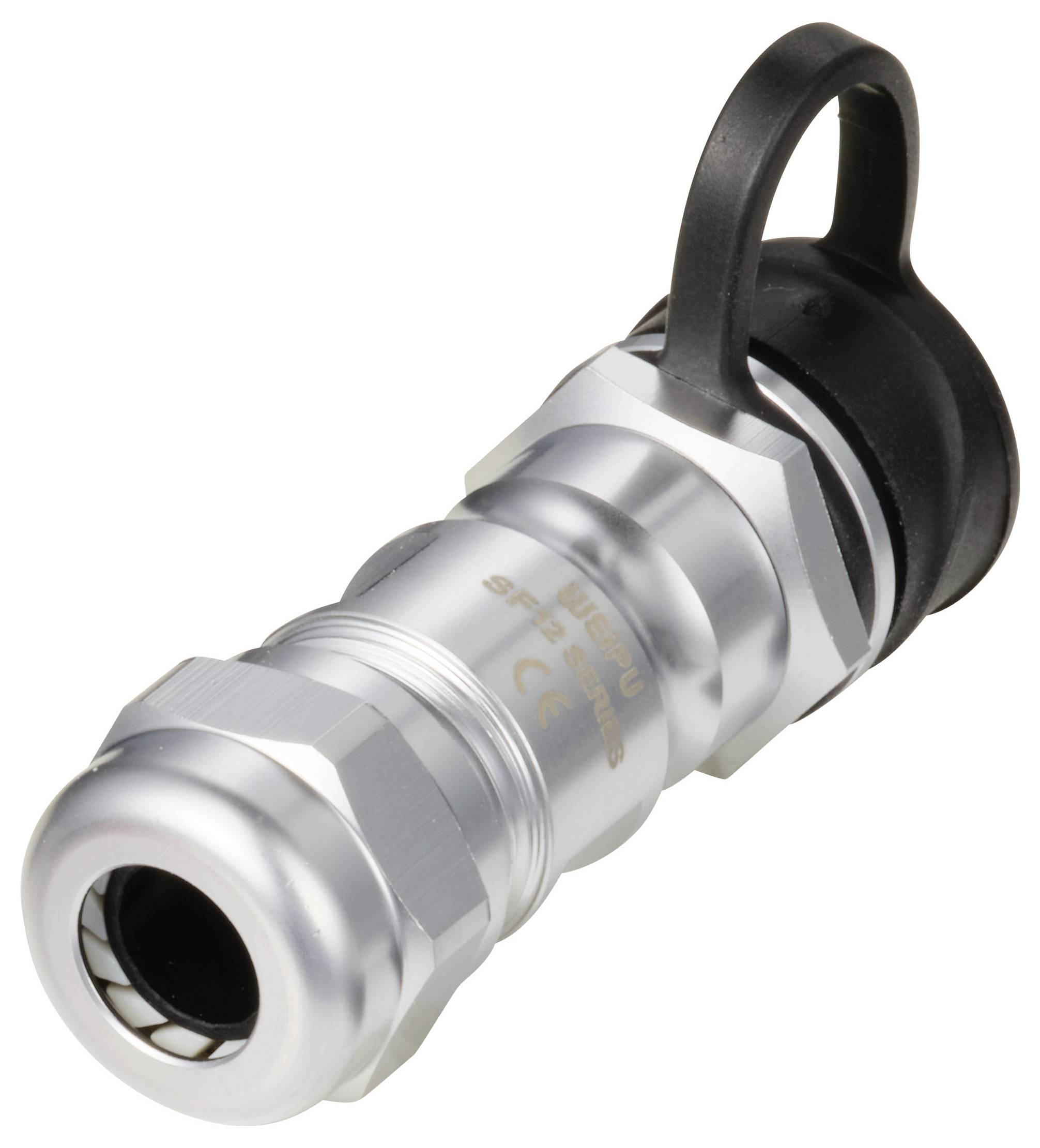 Weipu SF1211/S6 II Rundstik Kobling, lige Samlet poltal: 6 Serie (rundstikforbindelse): SF12 1 stk-2