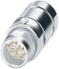 Line-stik - power M23 - P30-serien 1605575 SF-7EP1N8A90DU Sølv Phoenix Contact Indhold: 1 stk